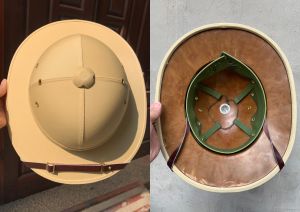 Mũ cối vành rộng mũ Bác Hồ thời xưa mũ cát vành rộng lòng cốt phíp siêu bền chống va đập chống nước chịu lực cực tốt