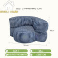 Lazy sofa backrest folding sofa Super soft bean bag sofa Lamb velvet sofa. 