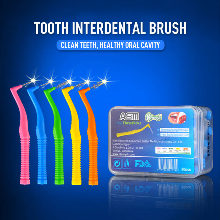 LOVELINFU TEPE Angle Interdental Brushes Between TeethBraces Tooth