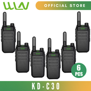 WLN KD-C30 2W 16 Channel UHF 400-470MHz Two-Way Walkie Talkie Radio -SET OF 6