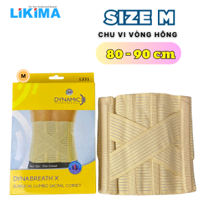 Đai cố định thắt lưng cột sống Dyna loại thoáng khí– 1331 Likima