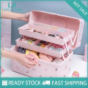 LF Wholesale✨Flash Sale ✨ กล่องเก็บอุปกรณ์เสริมสำหรับผมแบบพกพากิ๊ปติดผมเชือกรัดผมสำหรับใส่เครื่องประดับที่เก็บในห้องนอน