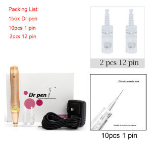 Professional Dr Pen Ultima M5 Electric Derma Micro Pen With 10pcs Cartridges Wired Skin Care Tools Replacement Derma Pen For Skincare Therapy