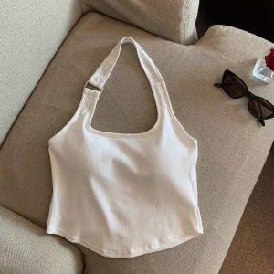 Oppa Style Shop Tanktop Crop Tali Leher TT004 Korean Sport Tanktop / Tanktop Crop Seksi Olahraga Running Gym Yoga