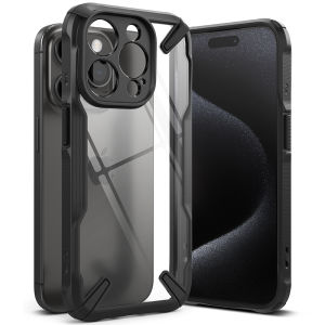 RINGKE® FUSION X Camouflage Design Compatible iPhone 15 Pro Max/ 15 Pro Hard Back Heavy Duty Shockproof Advanced Protect Cover Case