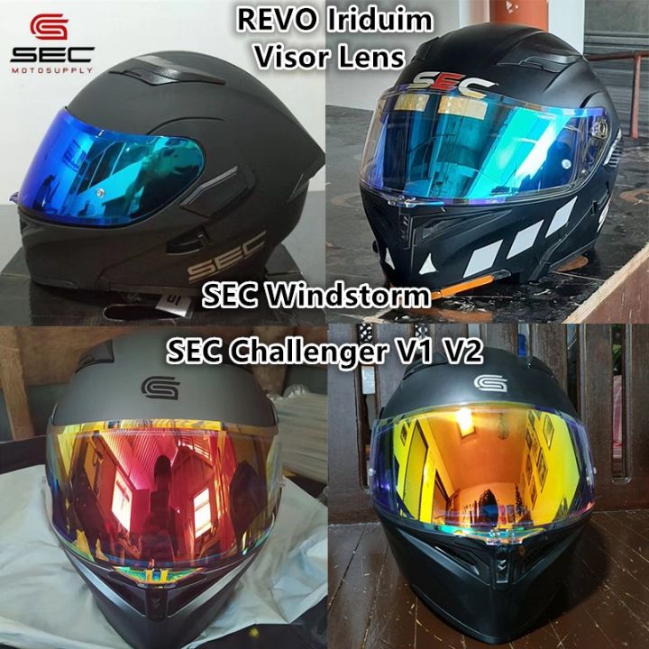 SEC Visor Lens SEC Windstorm V1 V2 V3 Visor SEC Challenger Visor ...