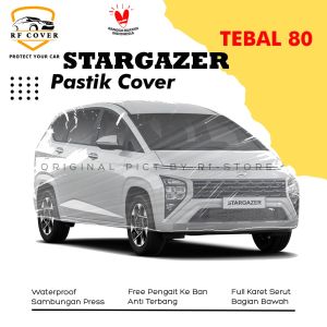 Sarung Mobil Plastik Stargazer Body Cover Mobil stargazer transparan Pe8 Tebal Waterproof