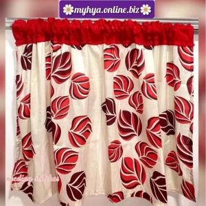 glamour curtain  lababo kurtina/ half curtain 1.5m lapad * 30inches haba