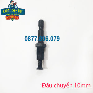 Đầu Chuyển Lục Giác Sang Đầu Kẹp Mũi khoan 10mm ( ren 9.5mm) Và 13mm ( ren 12.7mm) Loại Tốt.