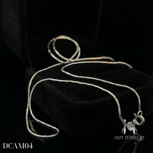 DCAM04 Dây chuyền bạc S925( KHÔNG KÈM MẶT) công nghệ xi độc quyền NanoShield- Tặng nước rửa cao cấp