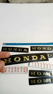 STIKER EMBLEM HONDA TIMBUL 3M KUALITAS TERBAIK