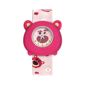 (40.5mm)100% Authentic Disney Watch for Kids Girls Boys Lotso Waterproof Watches Quartz Watch Shockproof Kids Watch Birthday Gift SS-34003