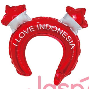 Bando Foil Balon MERAH PUTIH /Bando Balloon / bando DIRGAHAYU RI Balon HUT RI 17 AGUSTUS