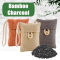 Bamboo Charcoal Air Purifying Bags Breathe Green Charcoal Odor Eliminator Bags Nature Fresher Air Purifier Bags Activated Charcoal Odor Absorber for Home Car. 