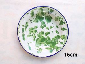 Piring Seng Enamel 14cm 16cm 20cm 22cm 23cm / Piring Jadul / Piring Anti Pecah