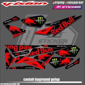 VIXION OLD (COD) STIKER STRIPING MOTOR YAMAHA VIXION OLD - STIKER LIST GRAFIK SIMPLE WARNA VARIASI DESAIN RACING HOLOGRAM DAN TRANSPARAN BISA COD IP.KODE-308