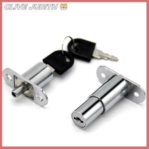 CISWGE Ngăn kéo đẩy khóa cửa trượt Showcase tủ Tủ Khóa cửa sổ an ninh