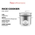 Faber Traditional Rice Cooker with Steamer FRC-311ST 1.0L Periuk Nasi Dengan Pengukus. 