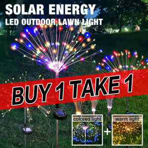 90/120 Solar Lights Outdoor Fireworks Lights IP65 Waterproof Fairy Lights Street Garland Christmas Decoration Home Garden