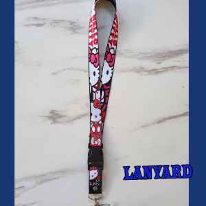 NEW  KITTY LANYARD ID LACE HOLDER PREMIUM QUALITY