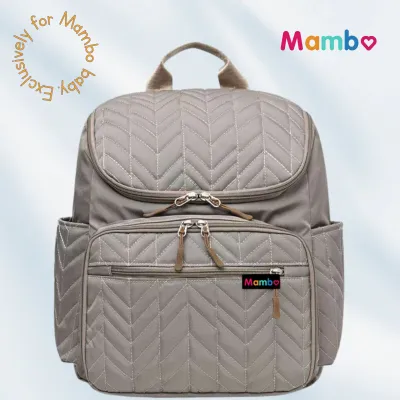 Mambo Baby Diaper Bag Maternity Bag Baby Organizer Bag Lightweight Multifunctional Large Capacity Backpack