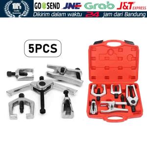 5 Buah/Set Bola Bersama Penarik Tie Rod End Joint Extractor Alat Otomotif Pitman Lengan Penarik Splitter Alat Penghapusan Kit Alat Profesional Perbaikan Aksesori Garasi Mobil Universal Truk Tie Rod End Ball Joint Puller Extractor