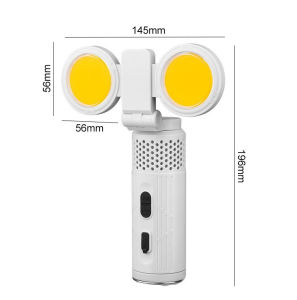 Outdoor multifunctional camping light RGB ambient light rechargeable electromagnetic suction portable work light