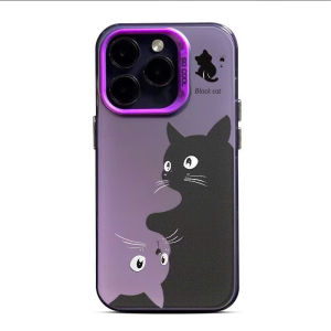 Ốp lưng iphone in hoạ tiết BLACK CAT cứng nhám 14 Plus/15 Plus/ 16 Plus/7/8/X/XR/XS/XSMAX/11/12/13/14/15/16