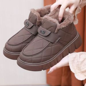 [Free Shipping] 2026 Winter New Collection: Ultra-High-Heeled Thick-Soled Women’S Cotton Shoes With Soft Fleece-Lined And Thickened Warm Insoles Perfect For Wearing As Snow Boots Or Slip-On Shoes