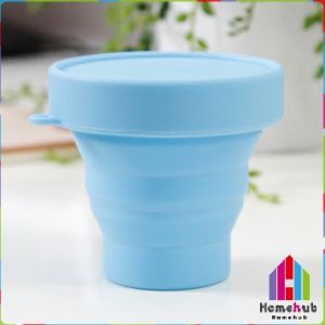 Homehub Portable Silicone Folding Cups Outdoor Collapsible Retractable Water Cup 300ml