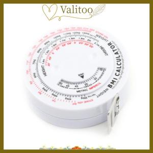 [Valitoo] BMI Body Mass Index Retractable Tape 150cm Measure Calculator Diet Weight Loss Tape Measures Tools