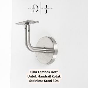 Siku Tembok Doff Untuk Handrail Kotak Stainless Steel 304