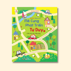 Sách - Mê Cung Phát Triển Tư Duy Tập 1 - càng chơi càng thông minh (bé 3+) - Vizibook