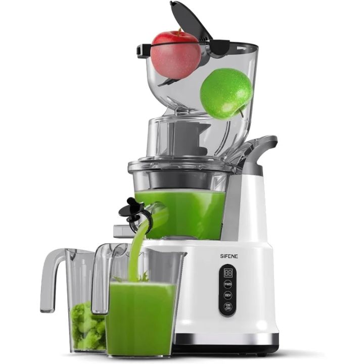 EasyUse Cold Press Juicer, Sifene 83Mm WideMouth Vertical Slow