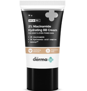 The Derma Co. 2% Niacinamide Hydrating BB Cream with SPF 30 and PA ++ 30gm - warm beige