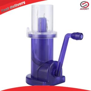 【Alloet】 Manual Knitting Machine for Home Use Easy Weaver DIY Craft Tool with Adjustable Tension in Red Finish