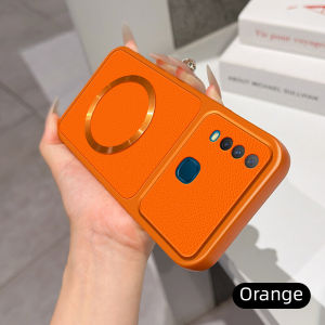 Casing for VIVO Y12 Y15 Y17 V1901A V1901T 1901 1902 1903 1904 Matte leather case with charging magnetic ring anti drop and shockproof phone case