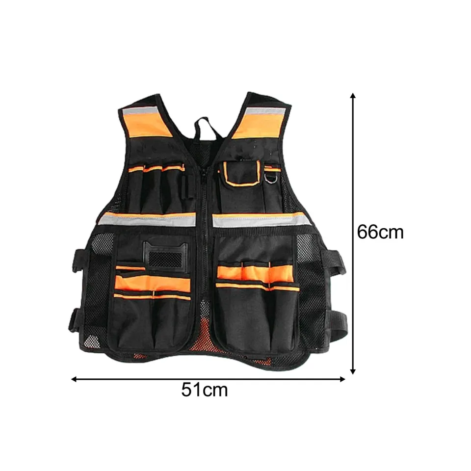 2023aw Brook Tool Vest BrowFityle Safety Tool Vest Reflective