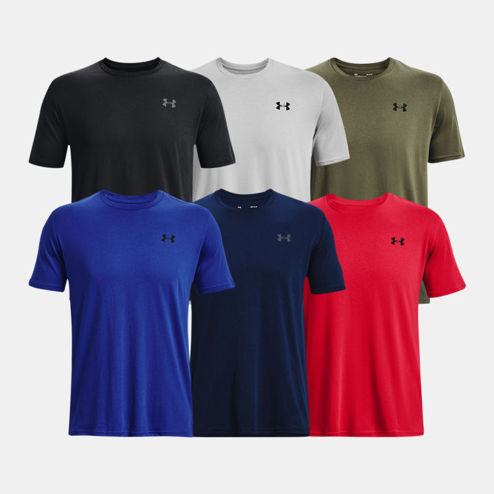 under armour left chest lockup tee