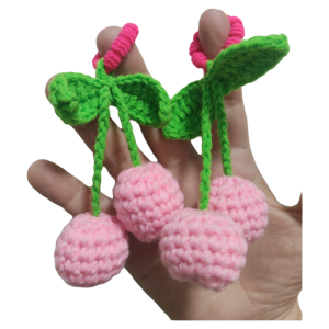 CHERRY KEYCHAIN พวงกุญแจไหมพรมเชอร์รี่