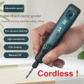 Bor Mini Grinder Set Cordless 3.6V Mini Drill Tuner Mesin Ukir Poles 3 Kecepatan 50 Aksesoris Alat Ukir Grafir 15000RPM Cordless Gerinda Listrik Mini Electric Nail Manicure Pedicure Pena Pengukir DIY 3.6V. 
