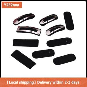 【Local shipping】 100PCS Oval Non-woven Tear Drop snap clips spacers Rectangle Felt pads Patches appliques for Rectangle hairpins accessories