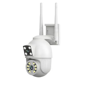 V380 PRO BP3 4K 6MP Dual Lens CCTV Camera Outdoor Waterproof 360° PTZ Control CCTV Connect To Cellphone night vlslon Two way audlo Al Huaman Detect security CCTV Camera ﻿ ﻿