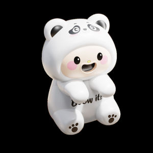 Portable Baby Food Cooling Fan Cute Dog Shaped Fans Clip-On Baby Food Cooler Coffee Chiller USB Rechargeable For Office Home