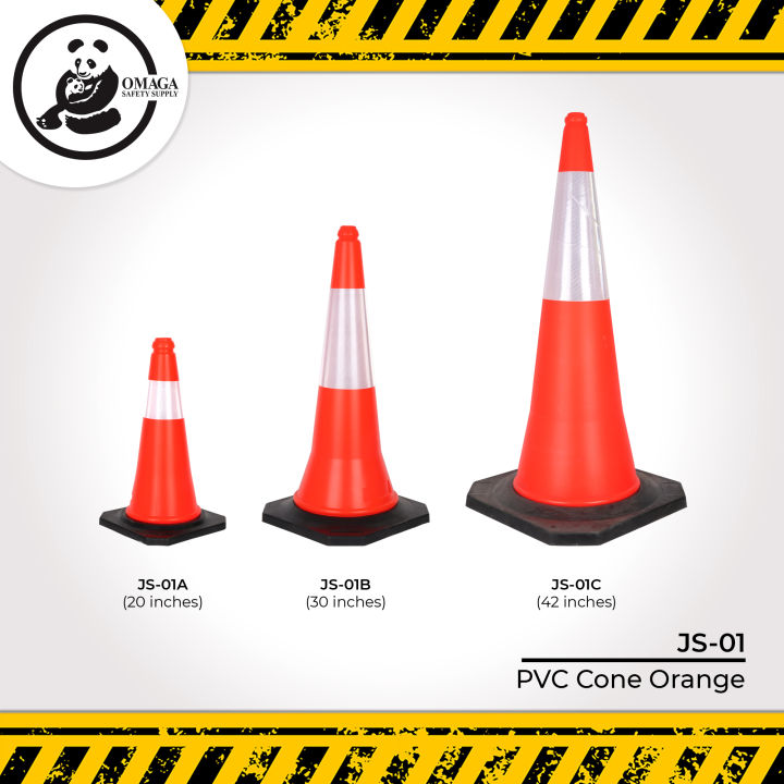 Omaga Safety Traffic Cone Safety Cone PVC Traffic Cones Material: pure ...