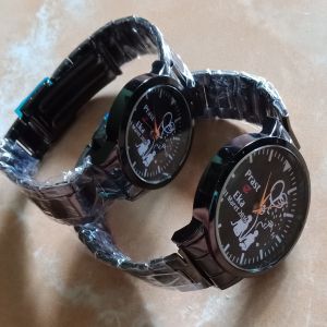 AJ SHOP BISA REQUES JAM TANGAN PRIA WANITA RANTAI CUSTOM BONUS BATERAI CADANGAN
