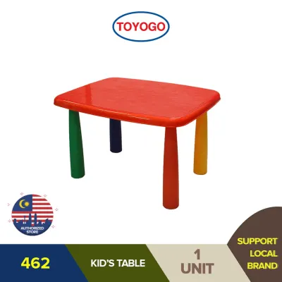 DIY Kids Table 462 by Toyogo – Sturdy High Quality Child Table for Study or Play for Indoor & Outdoor Kindergarten Meja Belajar