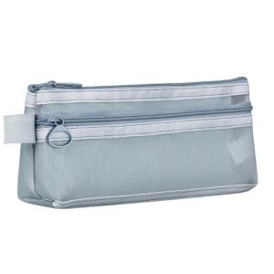 Hộp Bút Chì sức chứa lớn 2 ngăn du lịch bút chì túi xếp đồ trọng lượng nhẹ xuyên thấu bút chì túi cho sinh viên