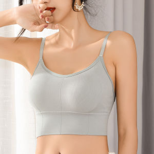 OK Bra Korean Style Womens Backless Bra Gathering Comfortable Adjustable Underwear Vest Without Steel Ring