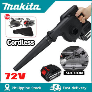 Makita 2 in 1 Portable Electric Blower Rechargeable Lithium Battery Vacuum Cleaner Cleaning Machine PC Home Auto Industry Pet Corner Cleaning Vacuum Cleaner